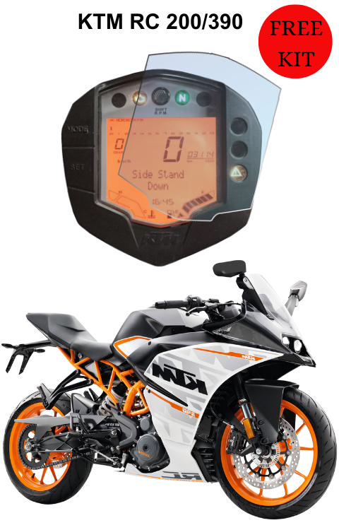 Screen Protector For KTM RC 200 | Screen Guard KTM RC 390